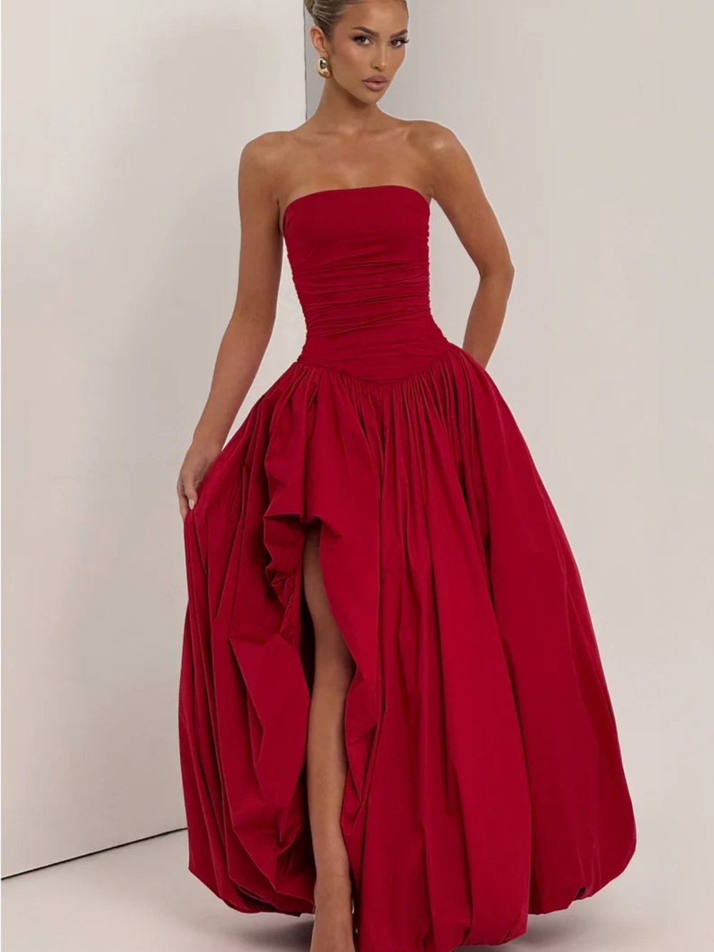 BAYBOO Jillian Maxi Dress in Red